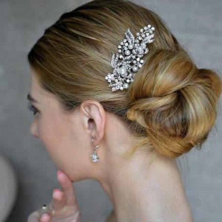 Floral Wedding Hair Comb - Image 4