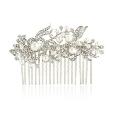 Floral Wedding Hair Comb - Image 8