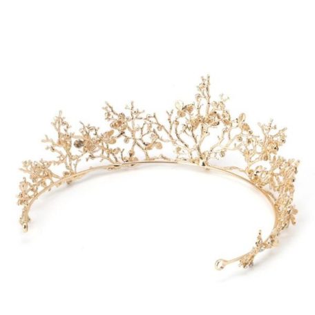 Gold Flower Tiara - Image 2