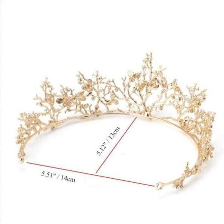 Gold Flower Tiara - Image 5