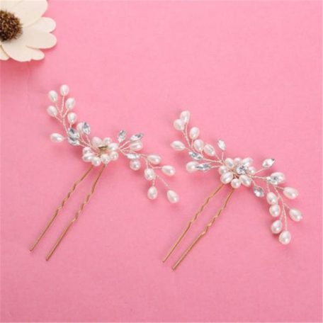 Artificial Pearl Flower Hairpin - Image 4