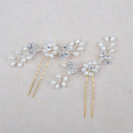 Artificial Pearl Flower Hairpin - Image 6