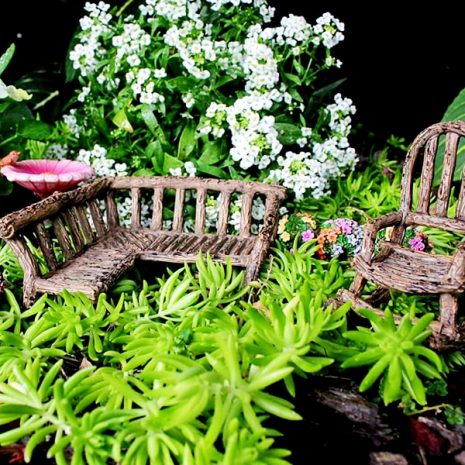 Fairy Garden Corner Set 4
