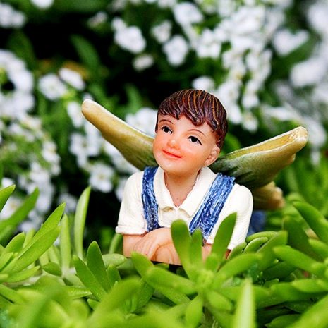 Fairy Garden Flower Stump Set 3