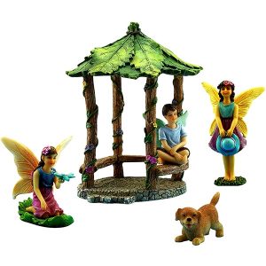 Fairy Garden Gazebo & Accessories Set