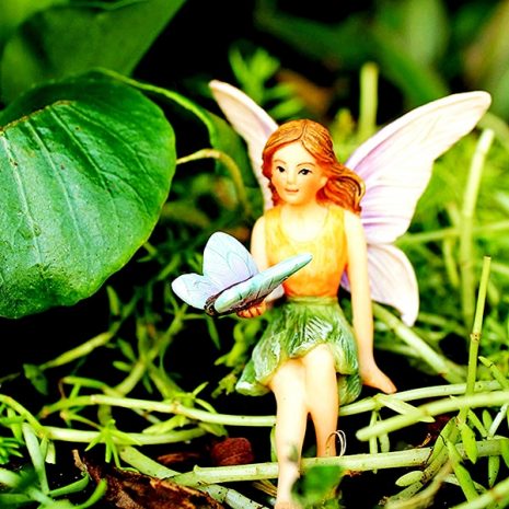 Fairy With Butterfly on Mushroom 3
