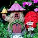Flower Stump Fairy Garden House 3