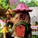 Flower Stump Fairy Garden House 6