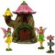 Flower Stump Fairy Garden House