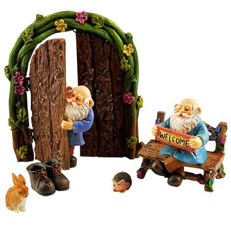 Miniature Fairy Garden Gnome Set