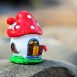 Miniature Red Mushroom Fairy House 2