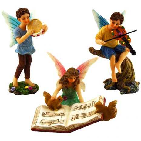 Fairy Garden Musician Set 4