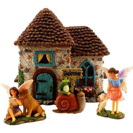 Fairy Garden Pine Cone House