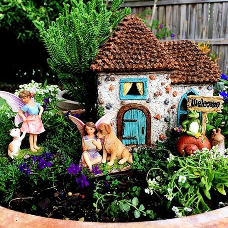 Fairy Garden Pine Cone House 5