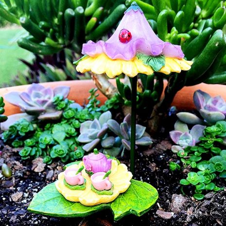 Fairy Tea Party Set - Fairy Garden Accessories 4