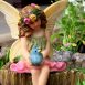 Fairy Vicky sitting on a log 2